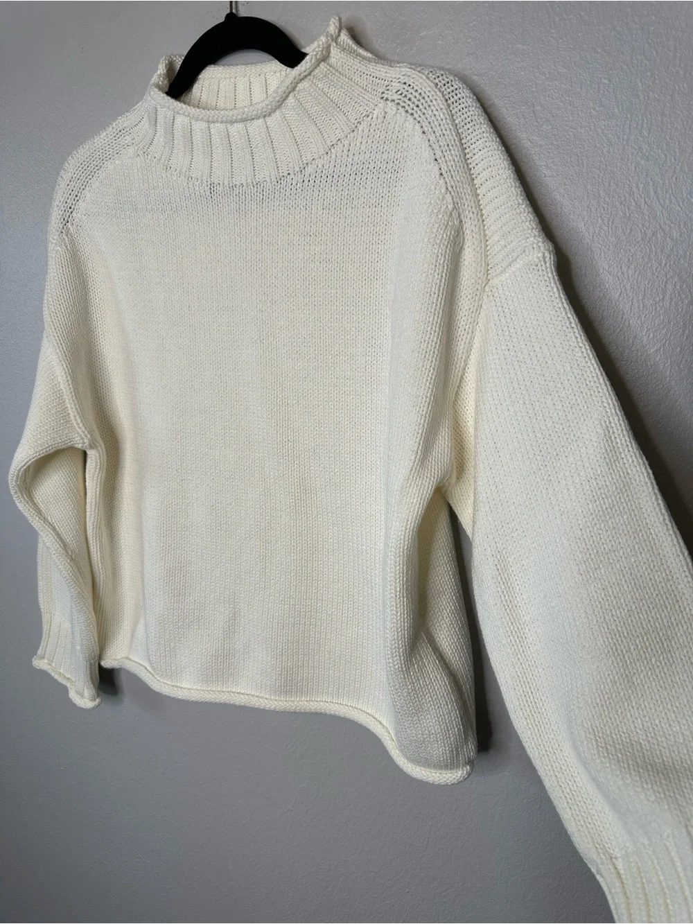 NWT J. Crew 2025 Rollneck Sweater in Ivory